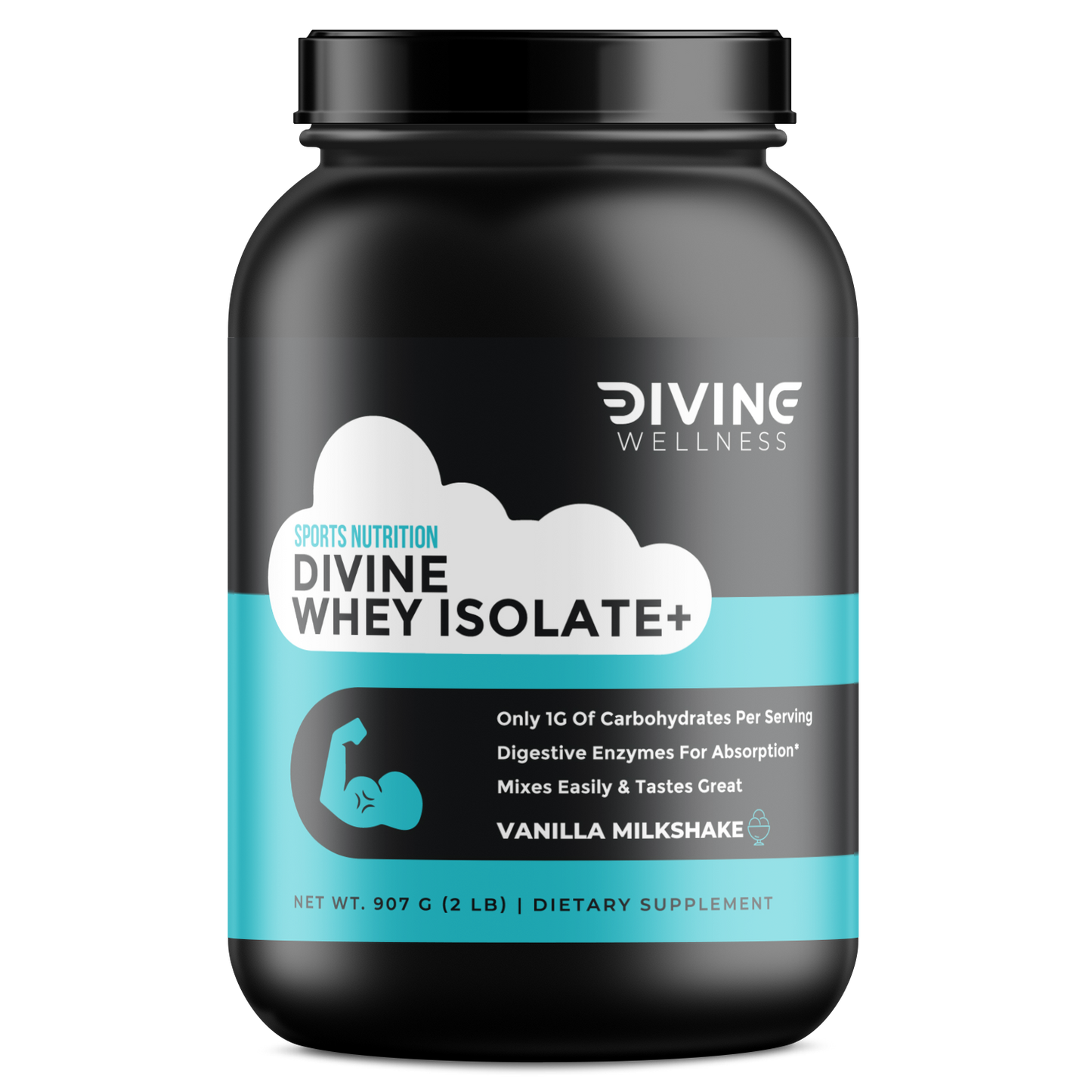 Divine Whey Isolate+ (Vanilla Milkshake)