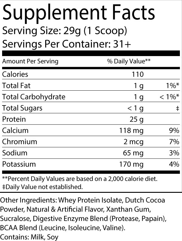 Divine Whey Isolate+ (Chocolate Milkshake)