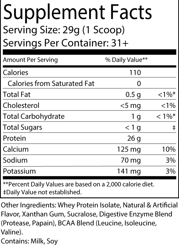 Divine Whey Isolate+ (Vanilla Milkshake)