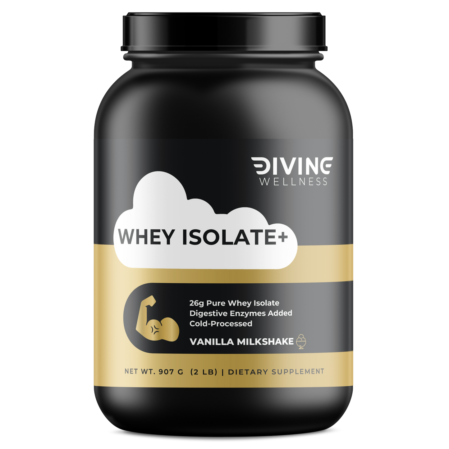 Whey Isolate+ Vanilla 2LB
