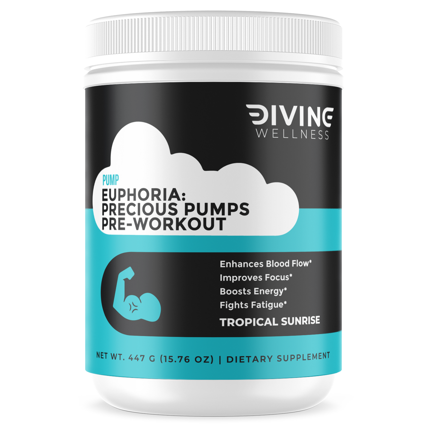 Euphoria: Precious Pumps Pre-Workout (Tropical Sunrise)