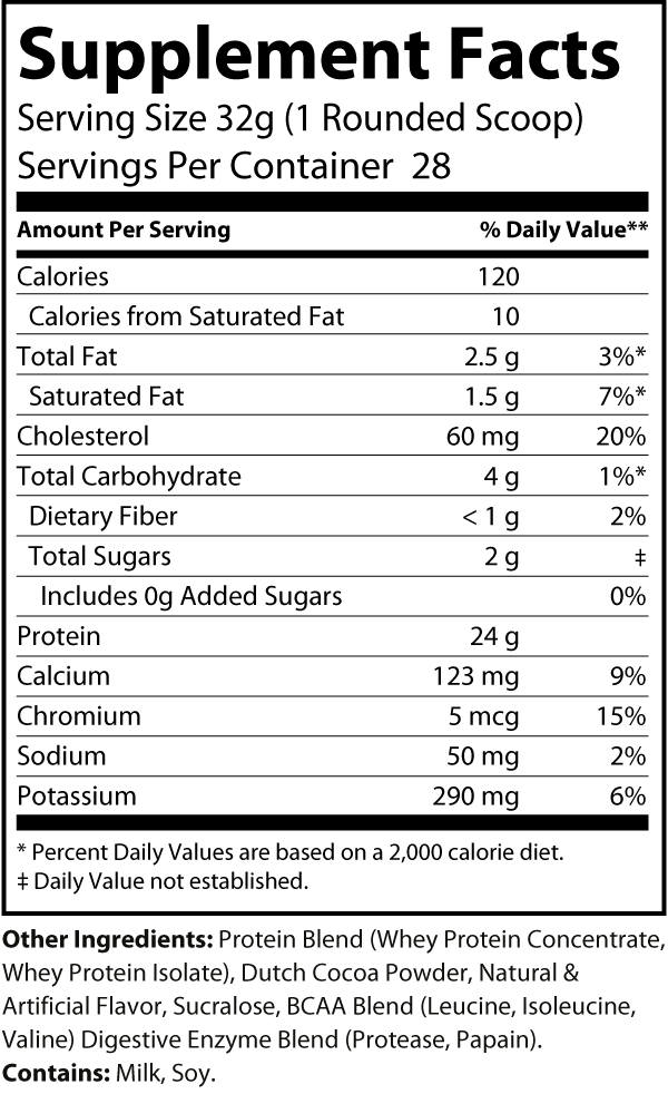 Whey+ Chocolate 2LB